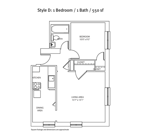1 Bedroom for rent in Denver